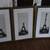 6 Eiffel Tower Wall Hanging Set 4 thumbnail