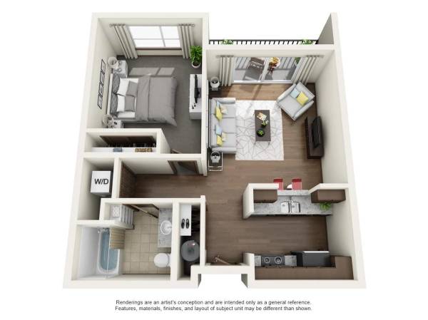 $2,003 / 1br - 655ft2 - Armarios empotrados, estacionamiento seguro, certificación LEED Oro (John's Landing)63831536232067121