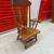 Vintage Solid Wood Spindle Back Rocking Chair Project / Parts 1 thumbnail