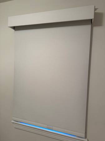 Gorgeous The Shade Store Set of 2 White Roller Shade/Valence Combo 1