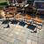 (4) mid century vintage solid wood folding chairs Made in Romania A197 1 thumbnail