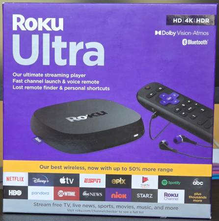 Roku Ultra - Opened box, new never used 1