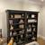 Bassett Solid Wood Double Bookcase / Wall Unit Library Shelving - Dark Finish 2 thumbnail