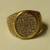 10 Kt Yellow Gold Oval Front Cluster CZ Fashion Ring Size 6.5 9 thumbnail