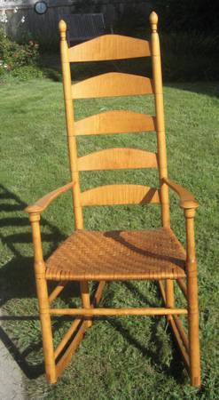 Tiger maple Shaker  rocker 1