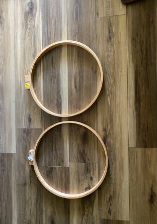 Quilter’s wooden embroidery hoop. 1