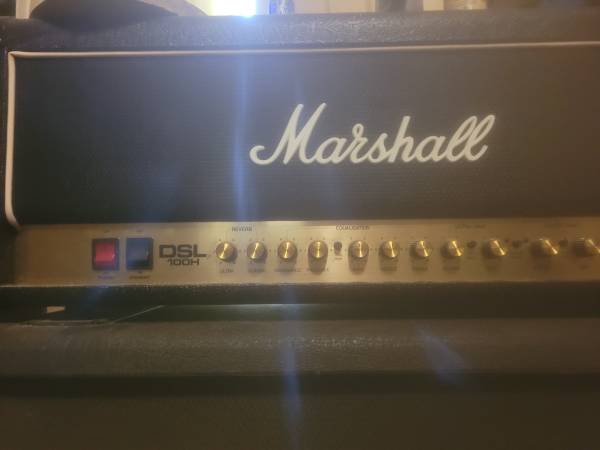 Marshall 4x12 with DSL100 head 1