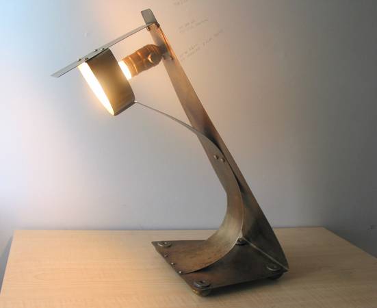 Vintage Brass Table Lamp (one of a kind/unique) 1