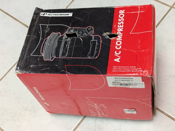 A/C Compressor for FORD F650 2004-2008, F750 2004-2010 1
