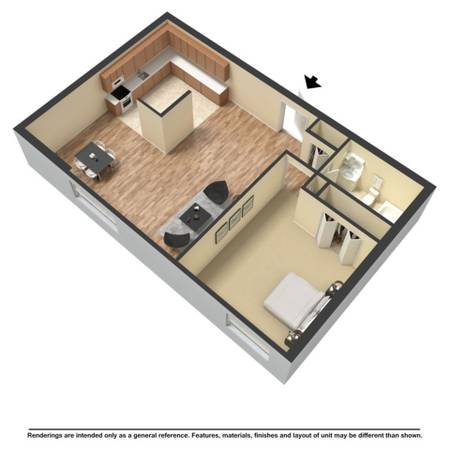 1 BD, On-Site Laundry Facility, Game Room 1