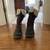 LL Beans Womens Size 7 Brown Quilted Duck Boots - 11" Tall 2 thumbnail