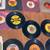 Lot of vintage 45 vinyl records with vintage case  used 6 thumbnail