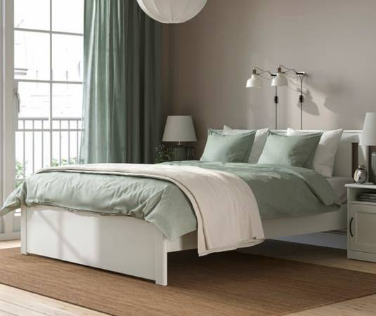 !!! ORIGINAL IKEA Songesand Queen Bed Frame with Headboard!!! 1