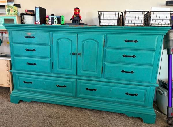 Solid wood buffet dresser 1