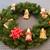 CHRISTMAS WREATHES - SANTAS OF THE WORLD - WITH HALLMARK KEEPSAKE ORNA 3 thumbnail