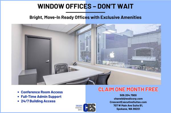 Window Offices – Don’t Wait 1