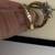 Past Present Future Diamond Wedding Engagement Ring Set. 14K Y. Gold 2 thumbnail