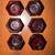 Mosser Hexagon Ruby Red Salt Cellars (set of 6) 1 thumbnail
