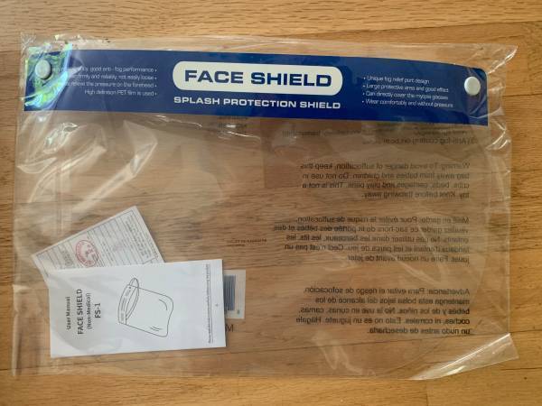 Deluxe Disposable Face Shield 1
