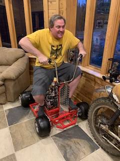 WANTED~Barstool Bar Stool Kart Racer Engine Pit Bike! 1