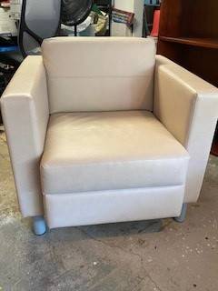 Faux Leather Arm Chair 1