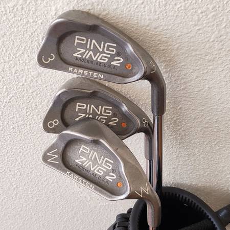 Ping Zing 2 Irons (3, 8, W) 1