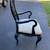 Gorgeous Black French 6 Arm Bowman Dining Room or Accent Chairs 3 thumbnail