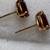 Antique  Ruby 14k Gold Earrings 3 thumbnail