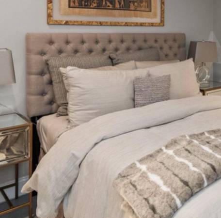 Tufted Headboard For Full Size bed + frame available 1
