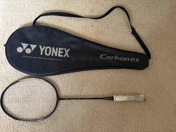 YONEX 2003 Carbonex Badminton Green Cap Racket+Case (Japan