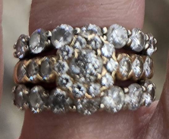 Diamond wedding set 1