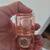 Vintage Pink Glass Etched Salt Pepper Shakers Pressed Bottles 2 thumbnail