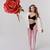 Authentic Millie Bobby Brown Photoshoot Prop GIANT RED ROSE 5 thumbnail