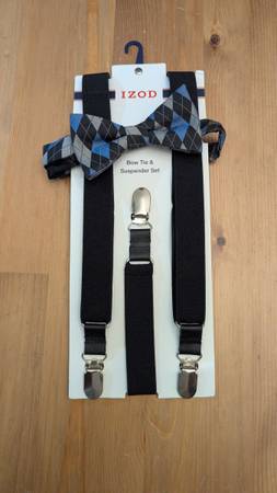 Bowtie and suspenders set 1
