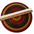 Japanese Jubako Wood Three 3 Tiered Lunch Box Lacquer Round Multicolor 9 thumbnail