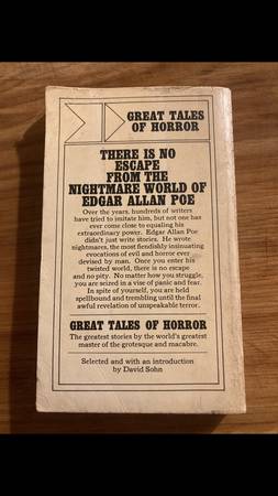 Book / books: antique / vintage Great Tales of Horror Edgar Allan Poe 1