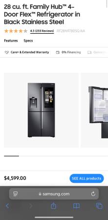 Samsung Smarthub Fridge 1