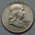 1949 Franklin SILVER Half Dollar, EF/AU 1 thumbnail