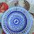 Blue and White Dish w/hanging ribbon 4 thumbnail