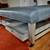 Bassett Lori Living Room Leather Ottoman w/Trays 3 thumbnail