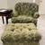 Green chair and ottoman 1 thumbnail