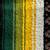 BEAUTIFUL LARGE VINTAGE AUTHENTIC 1950 HAND WOVEN FALSA FRINGE BLANKET 13 thumbnail