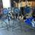 Set of 3 Heavy Rod Iron Bar Chairs 2 thumbnail