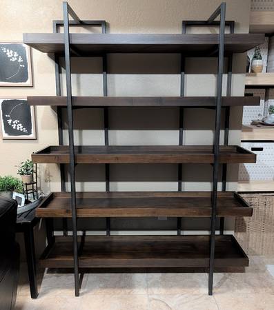Bookcase / Shelving Industrial Rustic - Ashley 1