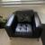 Free black leather sofa armchair 1 thumbnail