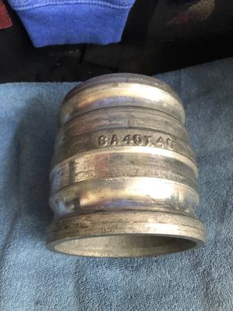 598835991203 ~ Aluminum 4x4 Double Male Coupler Fitting 1