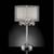 Brand new crystal and silver 30” table lamp 4 thumbnail