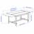 White Extendable Dining Table + 4 Chairs 6 thumbnail