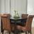 BOHO Dining Table & 4 Sea-Grass Dining Chairs From Pier 1 Imports 2 thumbnail