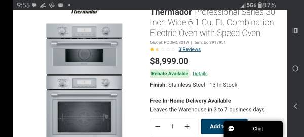 30 in wall oven microwave combo 1